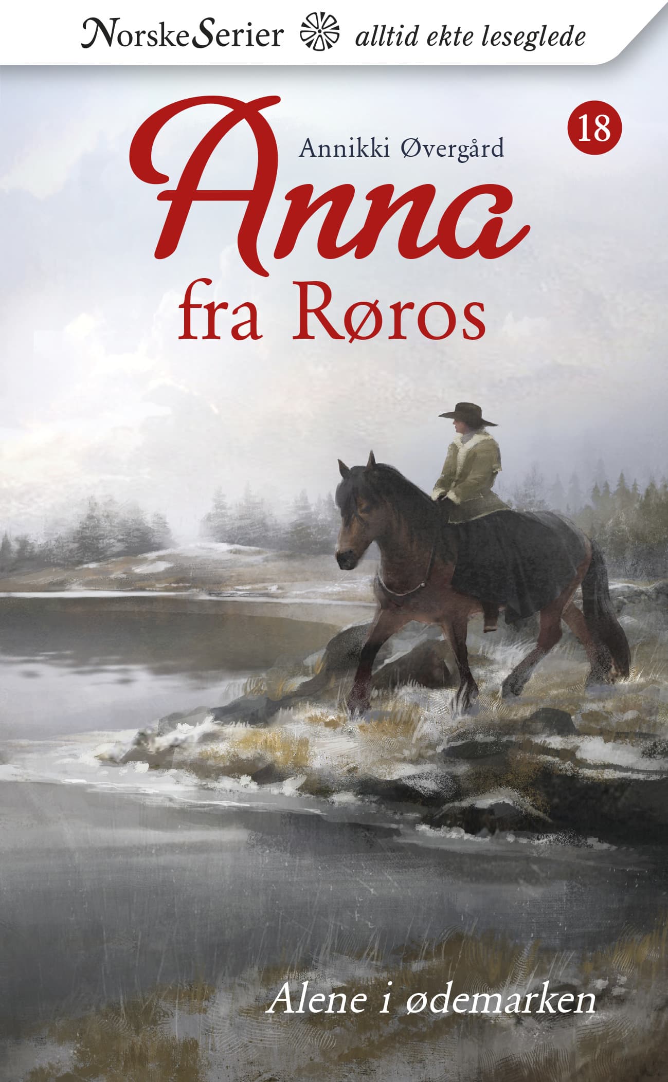 Omslag Alene i ødemarken av Annikki Øvergård (Ebok)