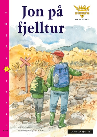 Omslag av "Damms leseunivers 2 Opplevelse: Jon på fjelltur"