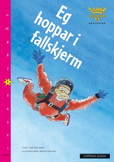Omslag av "Damms leseunivers 2 Opplevelse: Eg hoppar i fallskjerm"