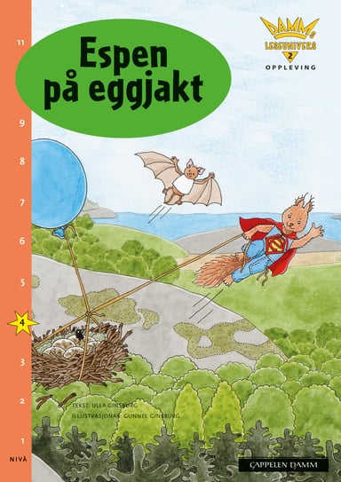 Omslag av "Damms leseunivers 2 Opplevelse: Espen på eggjakt"