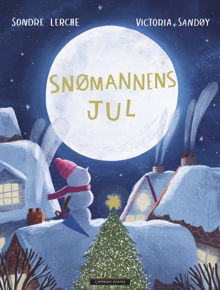 Omslag Snømannens jul av Sondre Lerche (Innbundet)