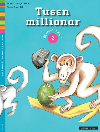Omslag av "Tusen millionar 2 Eg reknar nøtter"