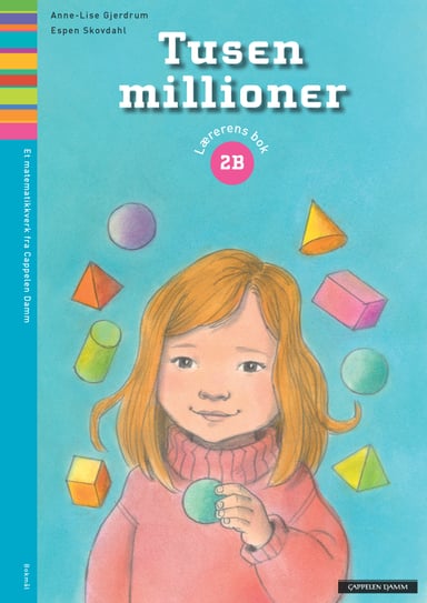 Omslag av "Tusen millioner 2B Lærerens bok"