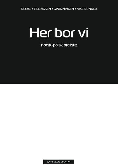 Her bor vi Norsk-polsk ordliste