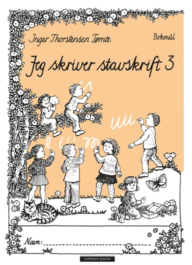 Omslag av "Jeg skriver stavskrift 3 bokmål"