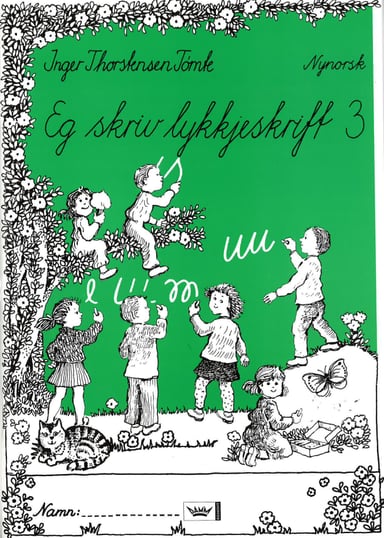 Omslag av "Eg skriv lykkjeskrift 3 Nynorsk"