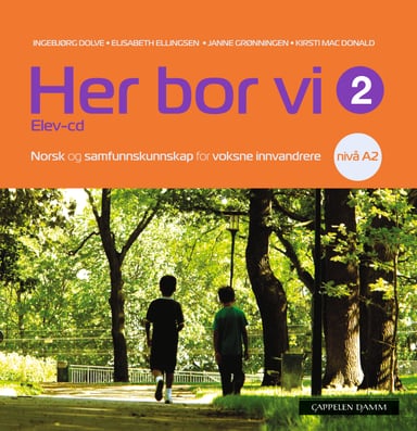 Omslag av "Her bor vi 2 Elev-cd"