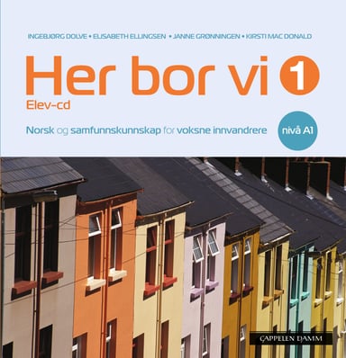 Omslag av "Her bor vi 1 Elev-cd"