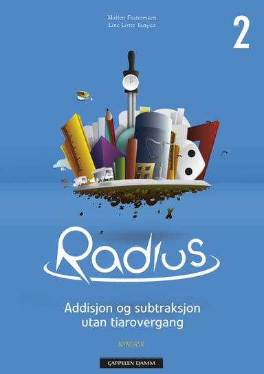 Omslag av "Radius Emnehefte 2 Addisjon og subtraksjon utan tiarovergang"