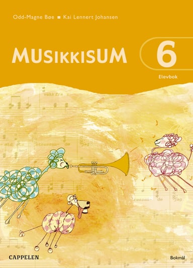 Omslag av "MusikkisuM 6 Elevbok"