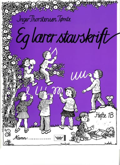 Omslag av "Eg lærer stavskrift 1B nynorsk"