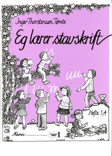 Omslag av "Eg lærer stavskrift 1A nynorsk"