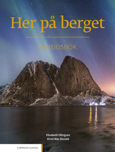 Omslag av "Her på berget Arbeidsbok (2024)"