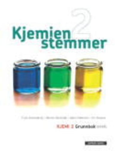 Omslag av "Kjemien stemmer Kjemi 2 Grunnbok (2013)"