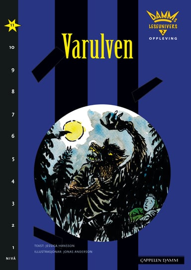 Omslag av "Damms leseunivers 2 Opplevelse: Varulven"