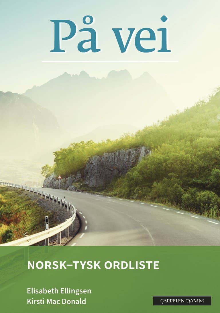 Omslag På vei Norsk-tysk ordliste (2018) av Elisabeth Ellingsen og Kirsti Mac Donald (Heftet)