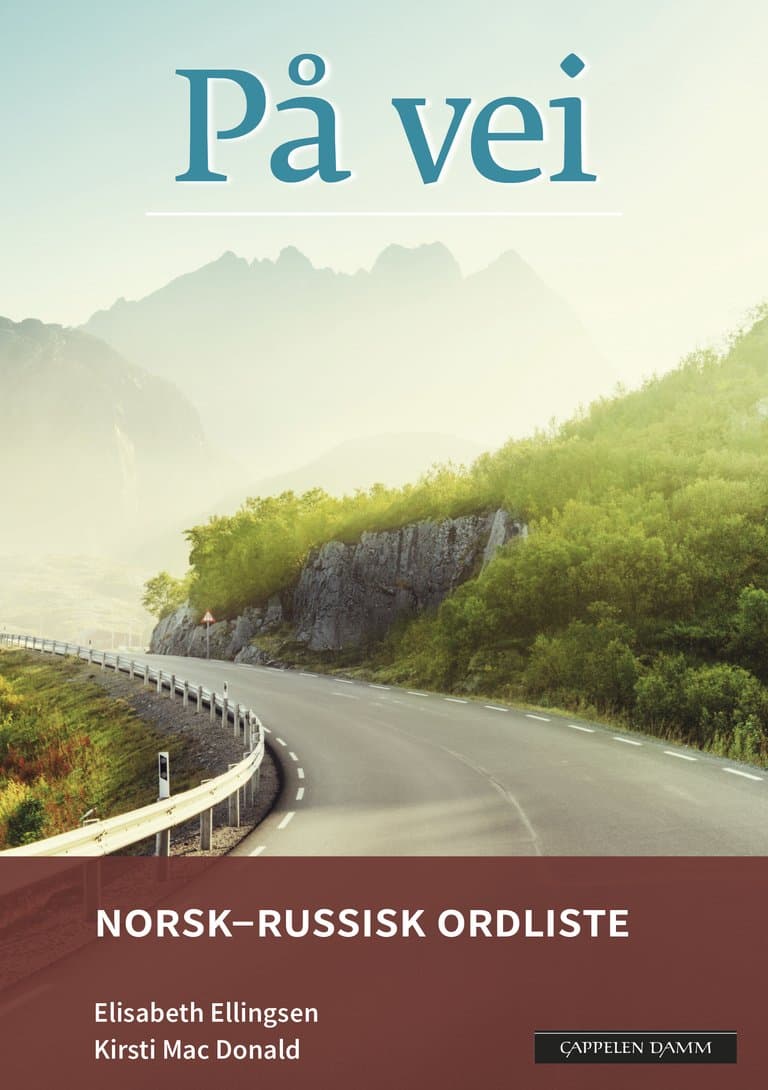 Omslag På vei Norsk-russisk ordliste (2018) av Elisabeth Ellingsen og Kirsti Mac Donald (Heftet)