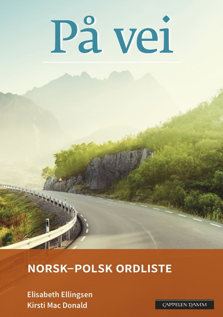 Omslag På vei Norsk-polsk ordliste (2018) av Elisabeth Ellingsen og Kirsti Mac Donald (Heftet)