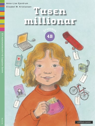 Omslag av "Tusen millionar 4B Grunnbok"