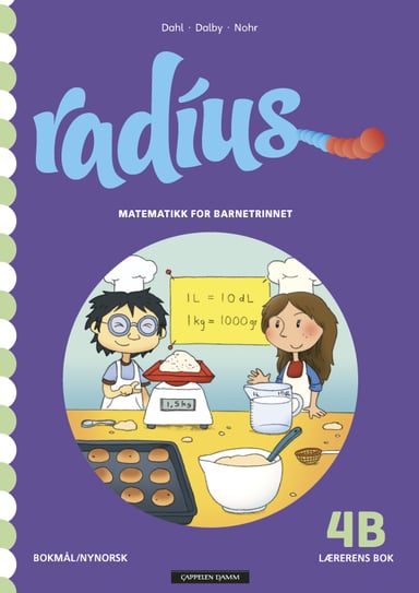 Omslag av "Radius 4B Lærerens bok"