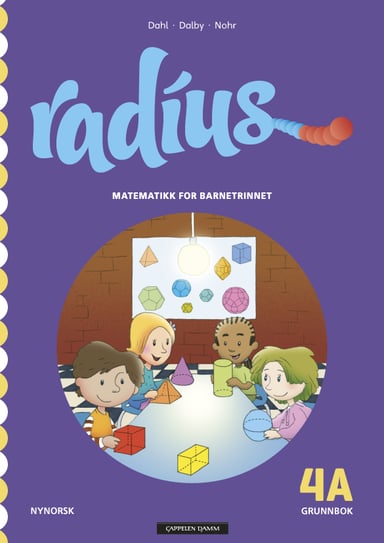 Omslag av "Radius 4A Grunnbok"