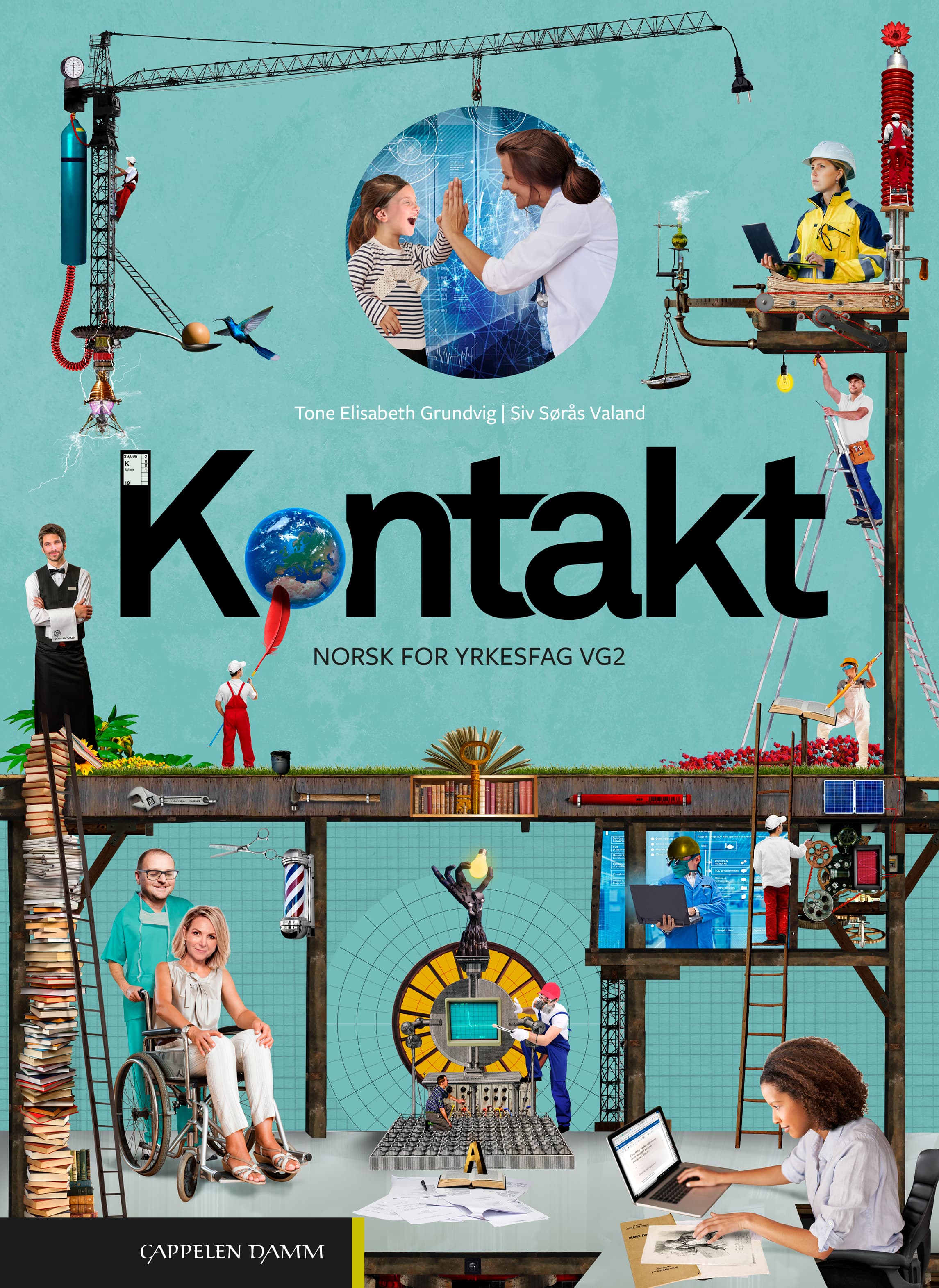 Omslag Kontakt (LK20) av Tone Elisabeth Grundvig og Siv Sørås Valand (Innbundet)