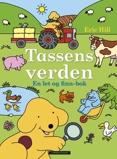 Omslag av "Tassens verden - en let og finn-bok"