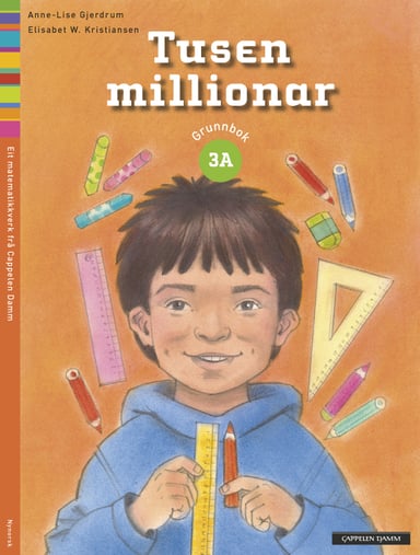 Omslag av "Tusen millionar 3A Grunnbok"