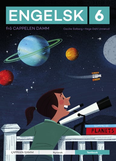 Omslag av "Engelsk 6 frå Cappelen Damm Textbook"