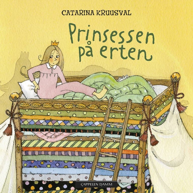 Omslag Prinsessen på erten av Catarina Kruusval (Innbundet)