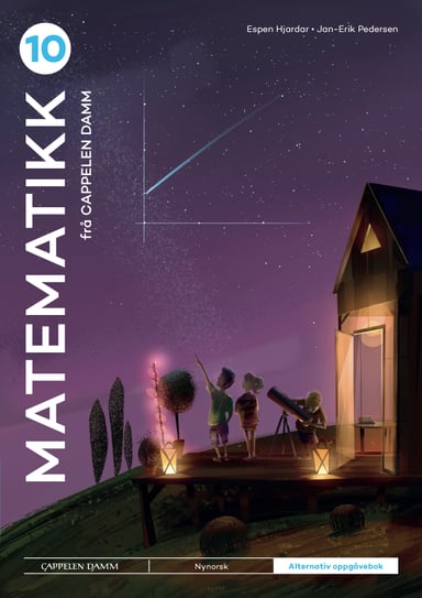 Omslag av "Matematikk 10 frå Cappelen Damm Alternativ oppgåvebok"