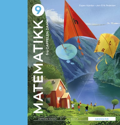 Omslag av "Matematikk 9 fra Cappelen Damm Lærerens bok"