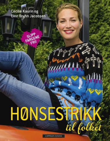 Omslag av "Hønsestrikk til folket"