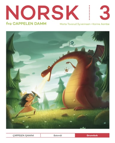 Omslag av "Norsk 3 fra Cappelen Damm Grunnbok"