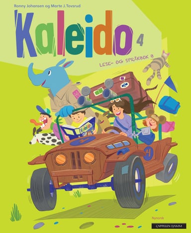 Omslag av "Kaleido 4 Lese- og språkbok B"
