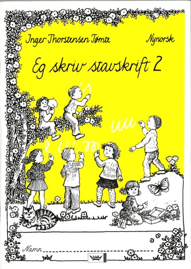 Omslag av "Eg skriv stavskrift 2 nynorsk"