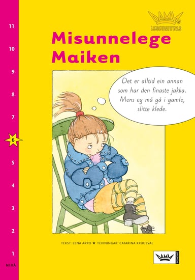 Omslag av "Damms leseunivers 1: Misunnelege Maiken"