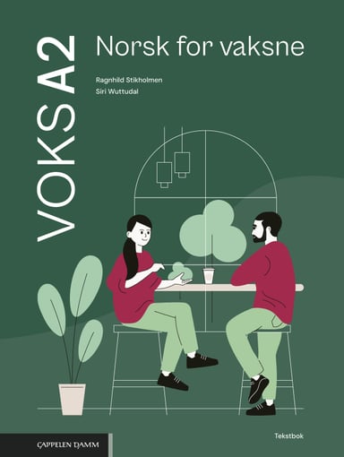 Omslag av "Voks A2 Norsk for vaksne Tekstbok"
