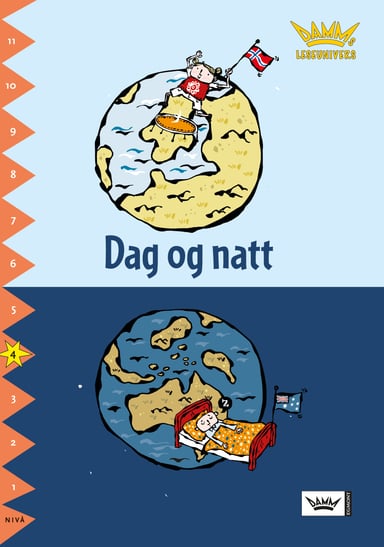 Omslag av "Damms leseunivers 1: Dag og natt"