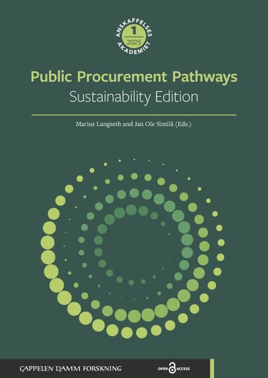 Omslag av "Public Procurement Pathways: Sustainability Edition"