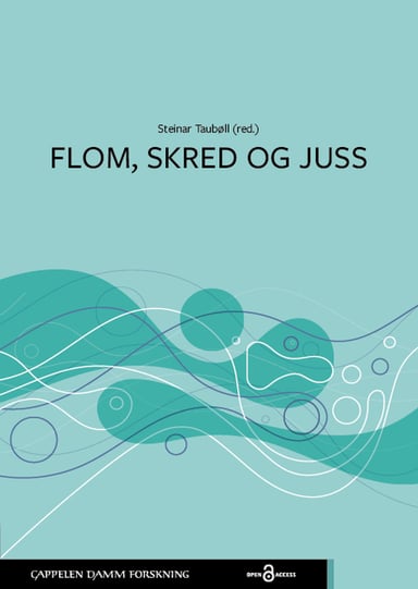 Omslag av "Flom, skred og juss"
