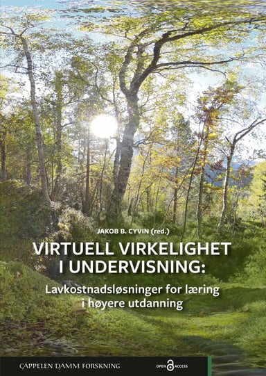 Omslag av "Virtuell virkelighet i undervisning"