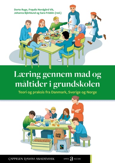 Omslag av "Læring gennem mad og måltider i grundskolen"