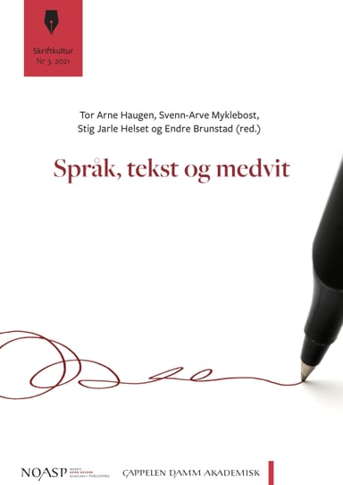 Omslag av "Språk, tekst og medvit"