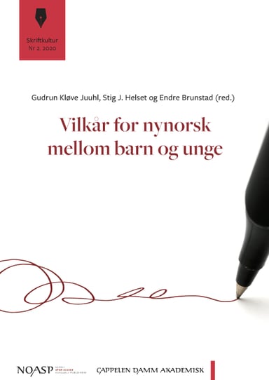 Omslag av "Vilkår for nynorsk mellom barn og unge"