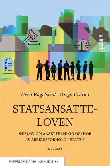 Omslag av "Statsansatteloven"