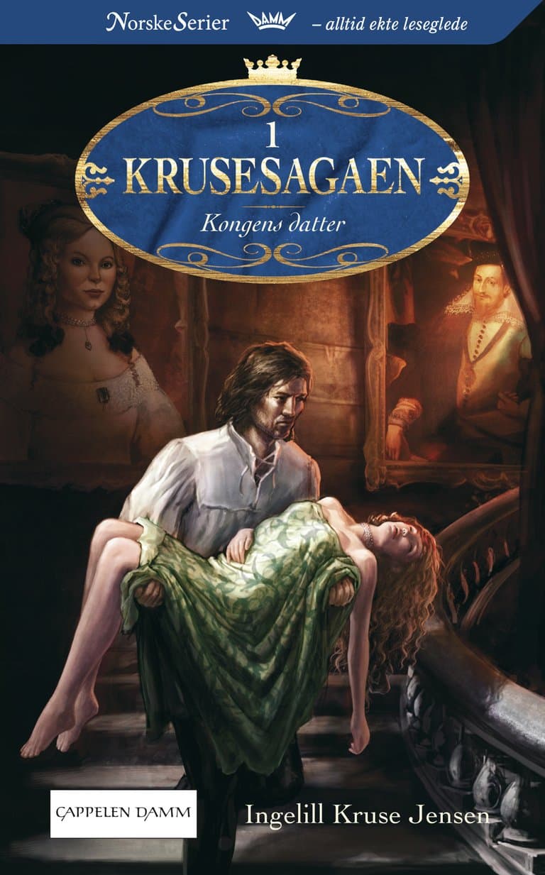 Omslag Kongens datter av Ingelill Kruse Jensen (Ebok)
