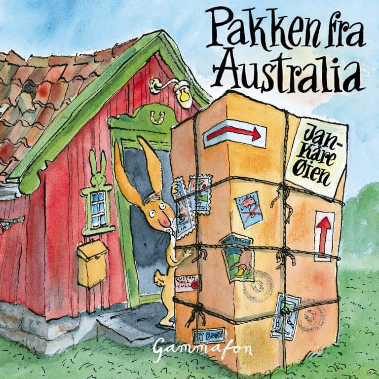 Omslag Pakken fra Australia av Jan-Kåre Øien (Lydbok)