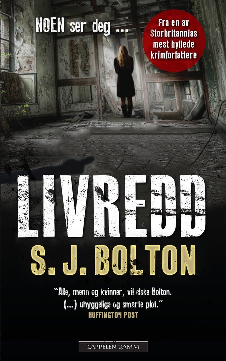 Omslag Livredd av S.J. Bolton (Heftet)