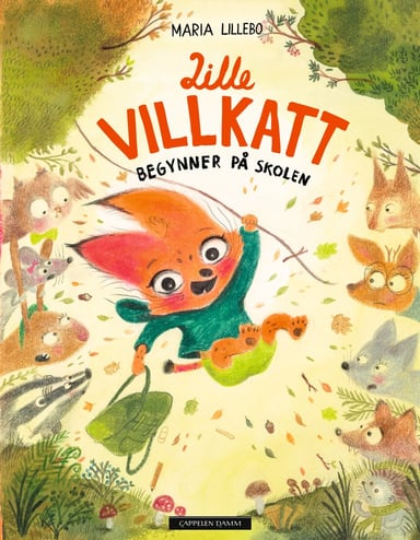 Omslag av "Lille Villkatt begynner på skolen"